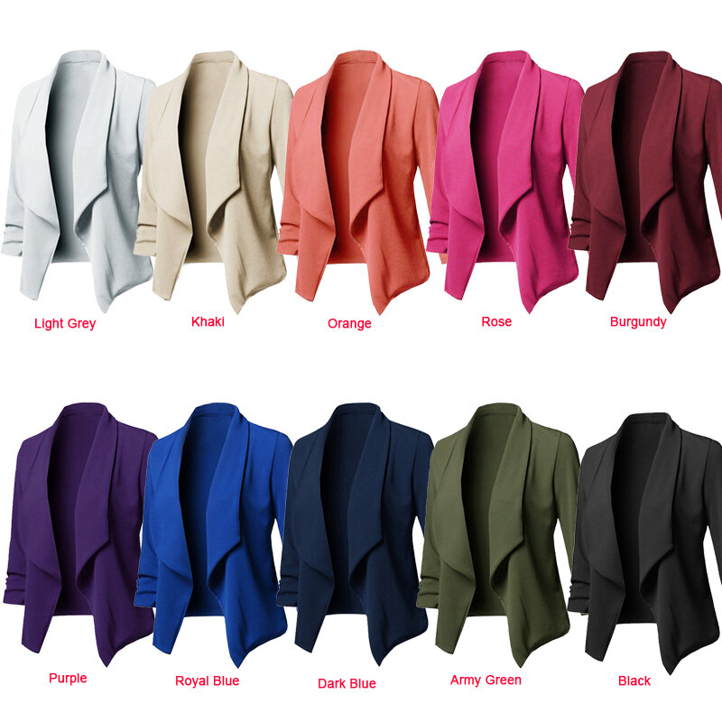 女性用薄手のブレザー,コート,長袖,ジャケット,アシンメトリー,カジュアル,アウトドアウェア,2022