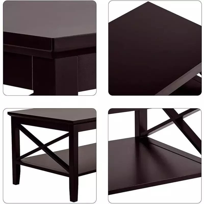 Restaurant Tables Oxford Coffee Table With Thicker Legs Coffee Table for Living Room Serving Center Wood Cafe Café Furniture