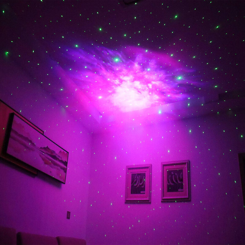 Nowy projektor astronauta gwiaździste niebo Galaxy Stars projektor lampka nocna lampa LED do sypialni wystrój pokoju dekoracyjne lampki nocne