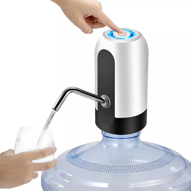 Pompe à bouteille d'eau pour fontaine à boire, interrupteur automatique, cuisine en un clic, salle à manger, maison, jardin, mini carboy électrique à chargement USB