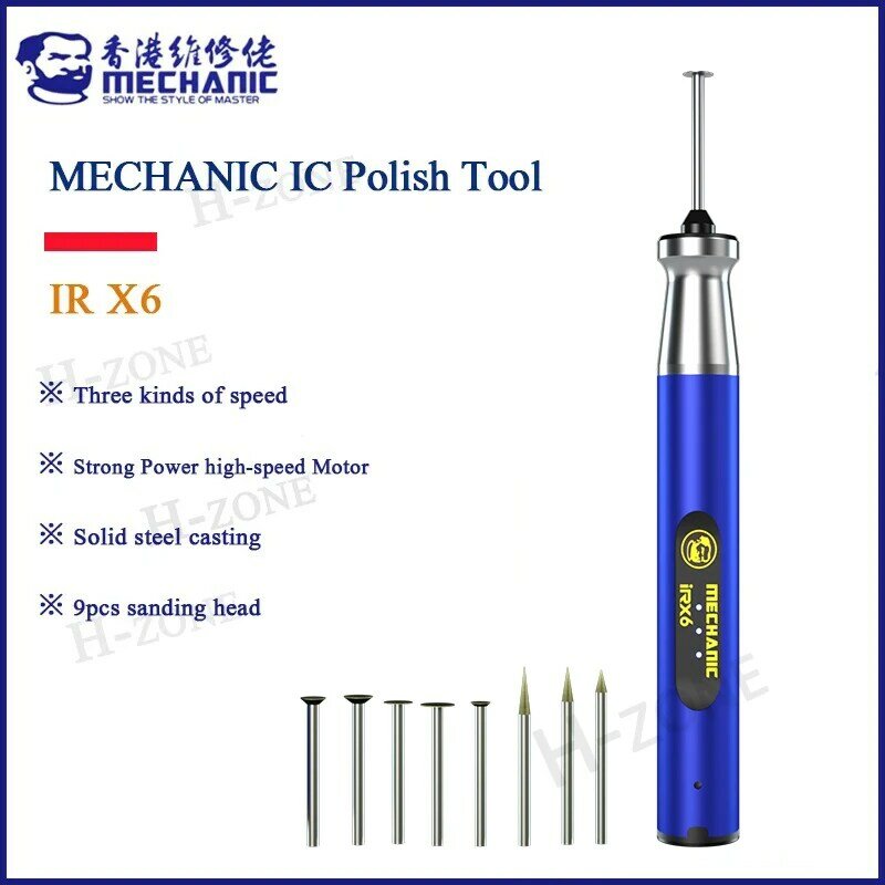 Беспроводная маленькая ручная полировальная ручка MECHANIC IR X6 с зарядкой, миниатюрная электрическая ручка для резьбы, шлифовальная машинка для фотографий