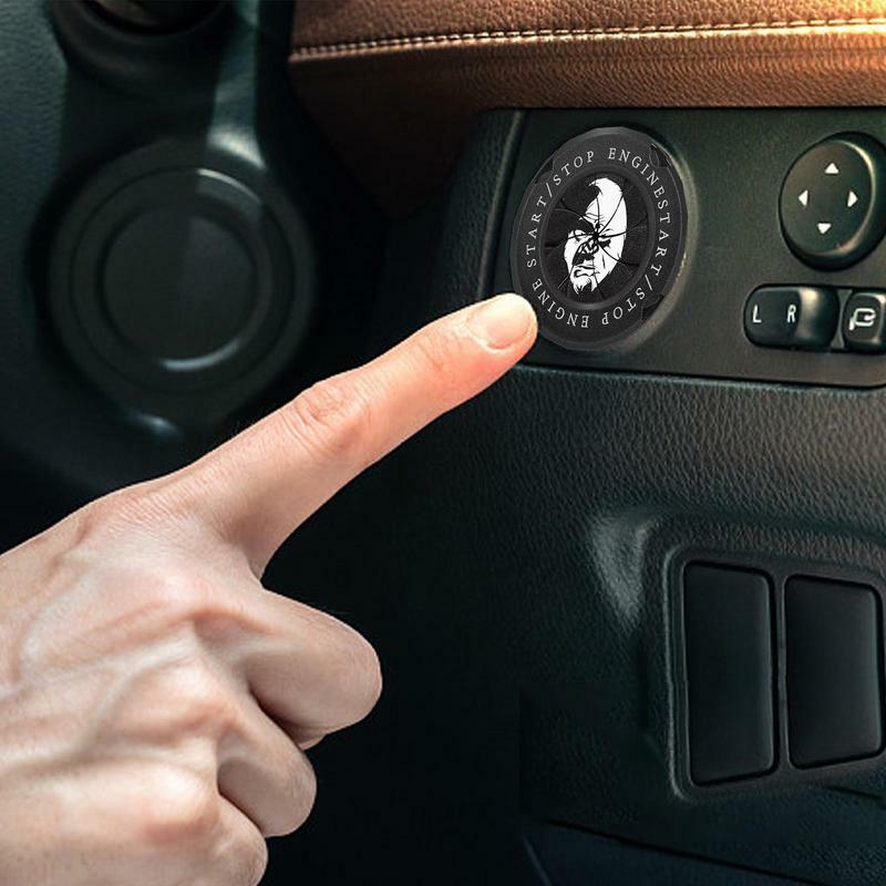Нажимная кнопка, пусковая Крышка для головы орангутана, поворотная кнопка «сделай сам» для запуска и остановки двигателя автомобиля, декоративная защита от вращения зажигания