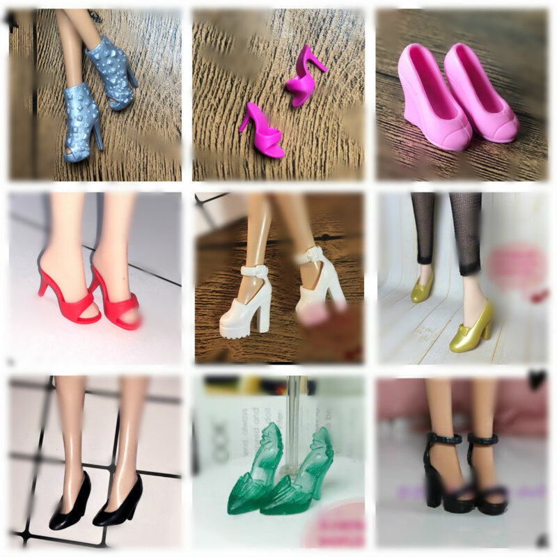 1/6 novo original vários coloridos acessórios da boneca moda tênis sapatos planos sandálias genuínas sapatos for30cm boneca