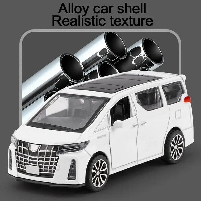 Children's Toy Boy Simulation Toy Car Model With Lights And Sound Effects Alloy Pull-back Alfa Business Car Model Collection