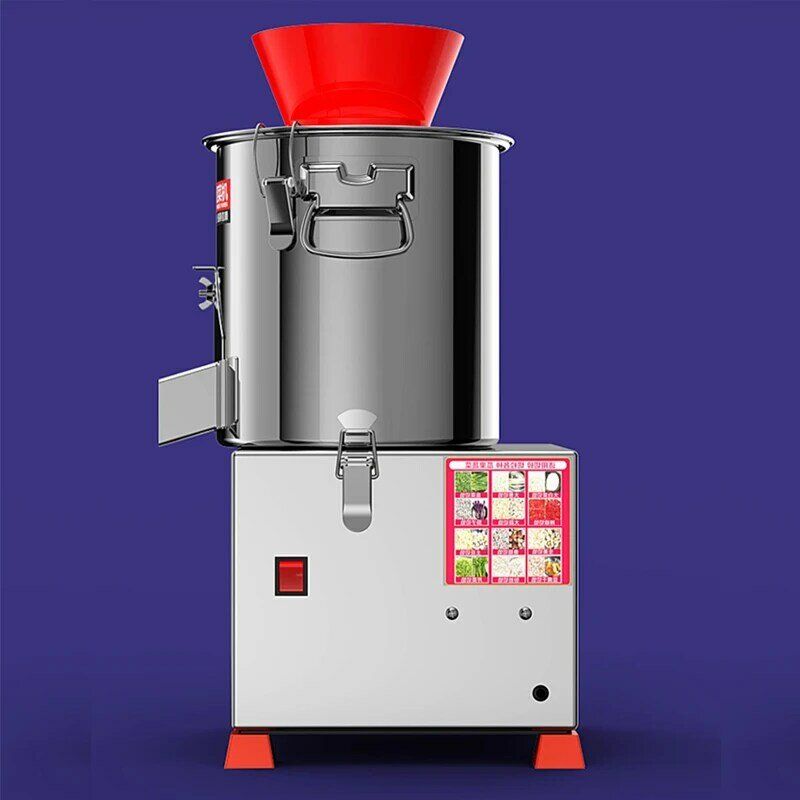 Mesin pemotong sayuran komersial baja tahan karat mesin pengisi pangsit mesin cincang sayuran prosesor makanan