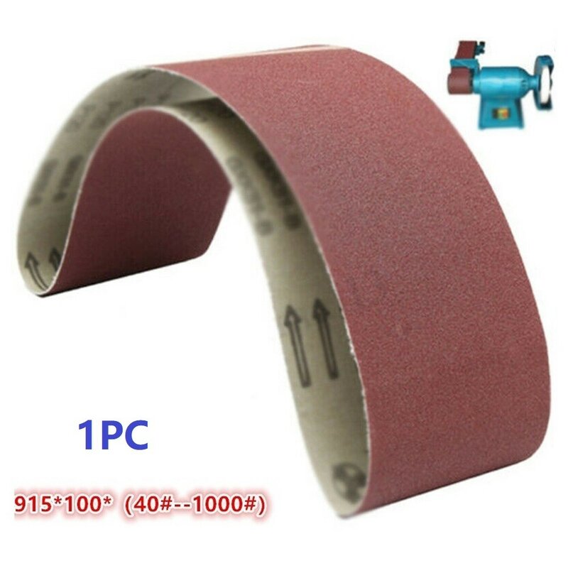 1pc Sanding Belts 915X100mm Abrasive Bands For Belt Sanders Metal Wood Grinding Polishing Tools Sandpaper 40-1000 Grit