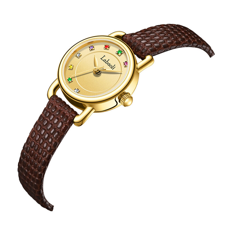 Relógio algarismos romanos clássico para mulheres, relógio de pulso de quartzo, relógio luxuoso, forma quadrada, estilo elegante, diamante dourado