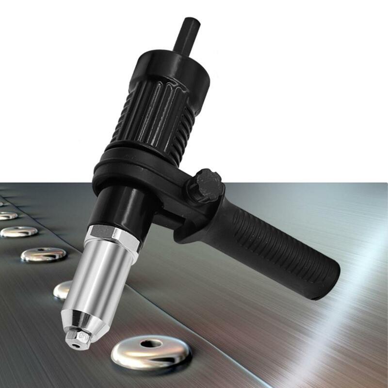 Elétrico Riveting Nut Drill Adapter, Rebitador Portátil, Rebite Joint Puxando, Inserir Nut Tools, Anexos