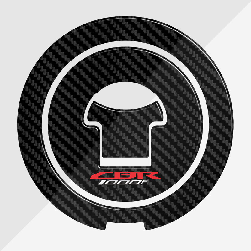 Couvercle de Protection de Capuchon de Gaz en Fibre de Carbone, Tampon Précieux 3D pour Honda CBR1000F CBR 1000F CBR1000 F