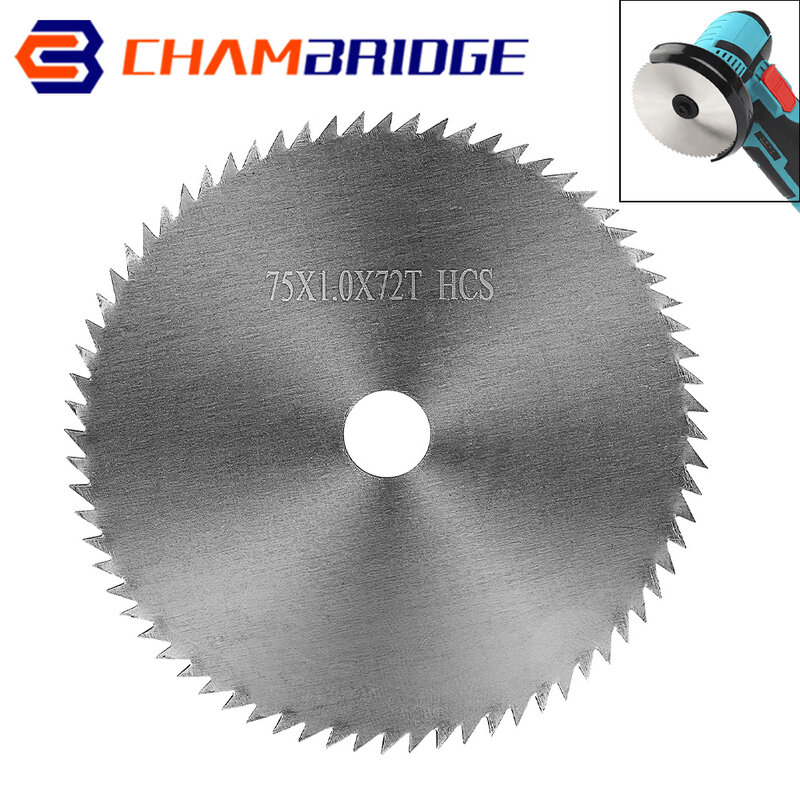 75mm Circular Saw Blade 3Inch Cutting Disc Mini Saw Disc Angle grinder Accessories Woodworking PVC Cutting Rotary Tool 1PC