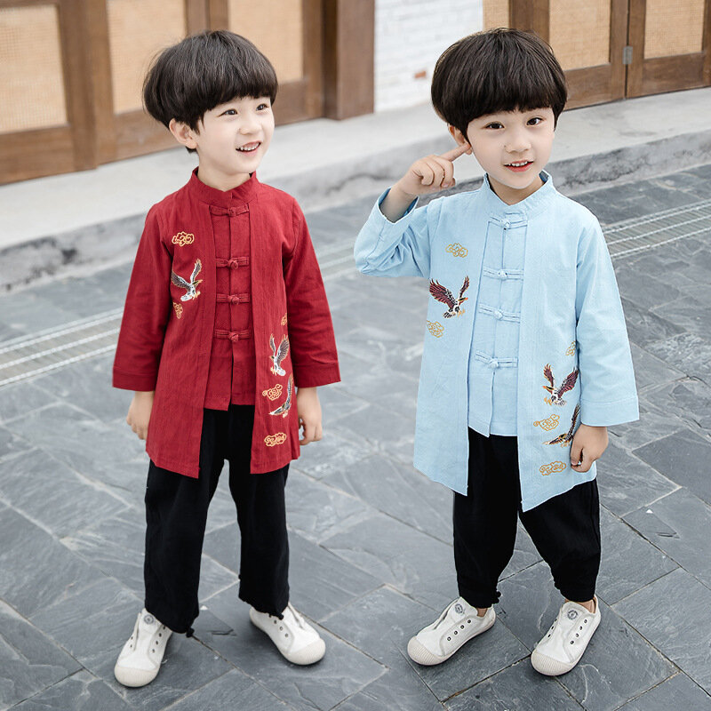 Kinder Hanfu traditionelle chinesische Kostüme orientalische Kinder Tang Anzug Hanfu Nation Vintage Volkstanz Kinder Neujahrs kostüme
