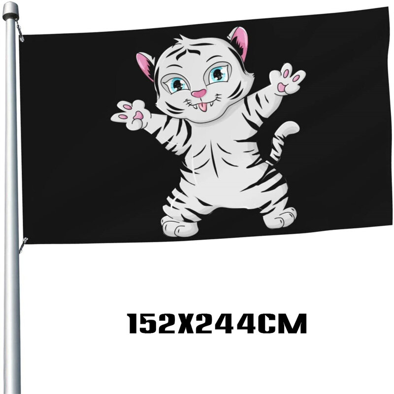 Cute  Flag Creative  Flag Garden Decoration Windward Flag for Garden House