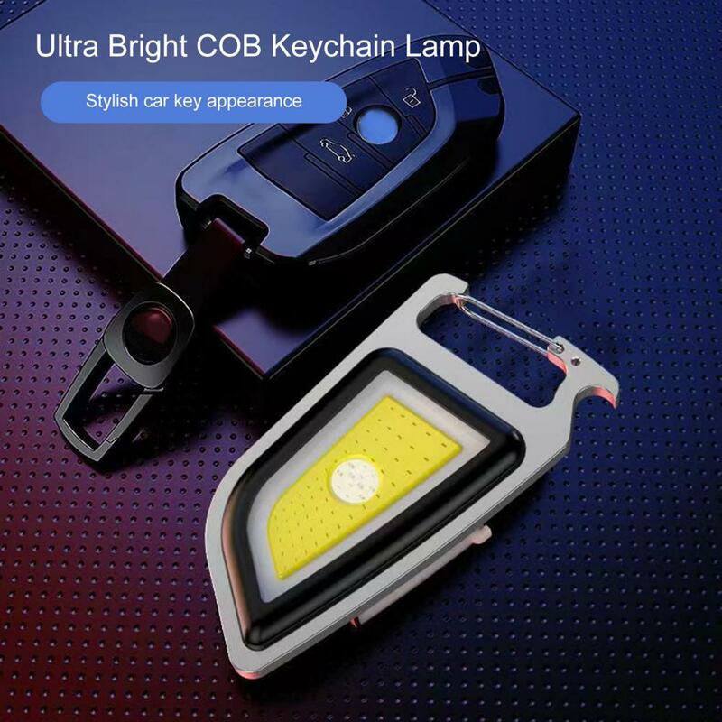 Keychain Taschenlampe Tragbare Super Helle Schnelle Lade High Lumen COB Reparatur Lampe Outdoor Sport