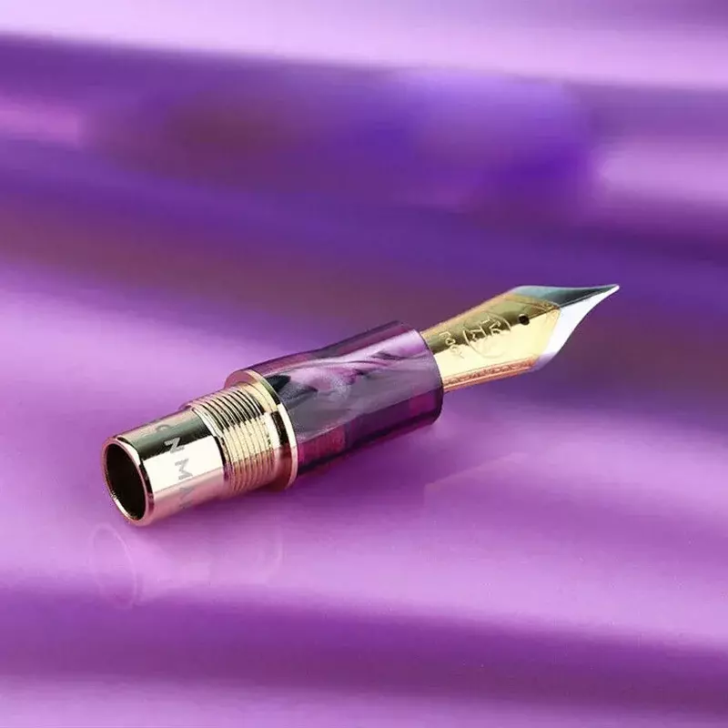 Mahan-pluma estilográfica de lujo acrílica M800, BOCK F nibs, pluma de tinta de escritura, regalo de gama alta, suministros de escritura para oficina y negocios
