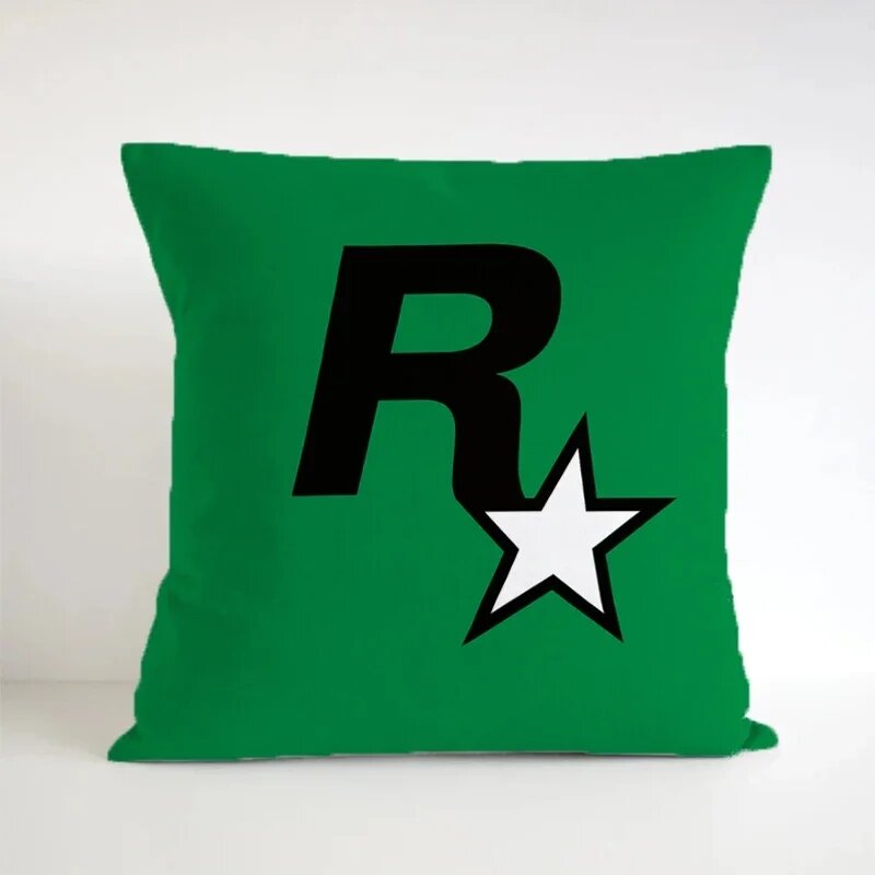 Rockstares fundas de almohada decorativas de doble cara, funda de almohada cuadrada, 40x40, regalo