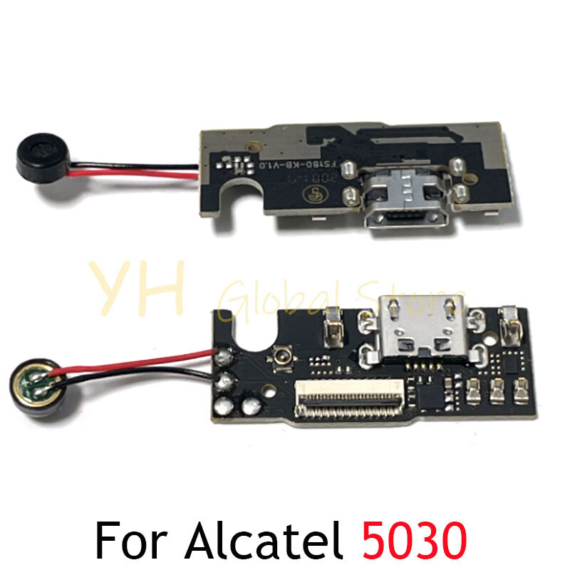 USB Carregamento Board Dock Port, Peças de reparo do cabo flexível para Alcatel 1SE 2020, 5030F, 5030D, 5030U, 5030