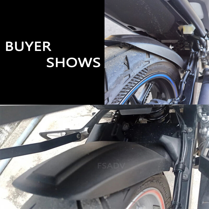 Extensor de guardabarros trasero NC750X, cubierta protectora contra salpicaduras, compatible con HONDA NC750 X NC 750X 2012-2021 2017 2018 2019 motocicleta