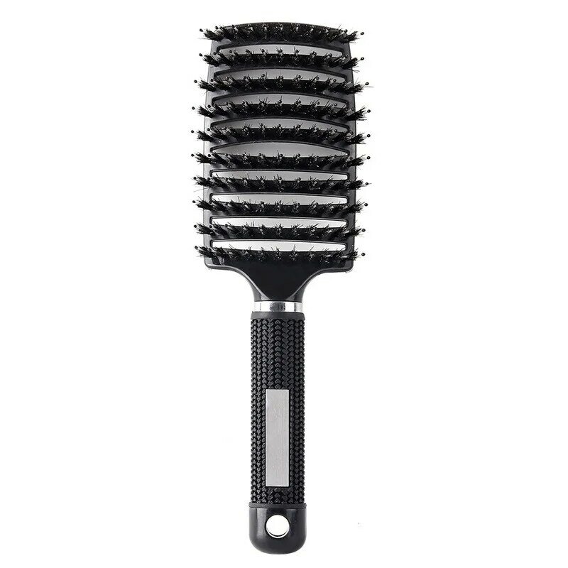 Boy Girl Curved Comb Bristle Massage Comb Curly Hair Styling Hairgrooming Comb Baby Adult Hair Brush Hairdressing Accessories