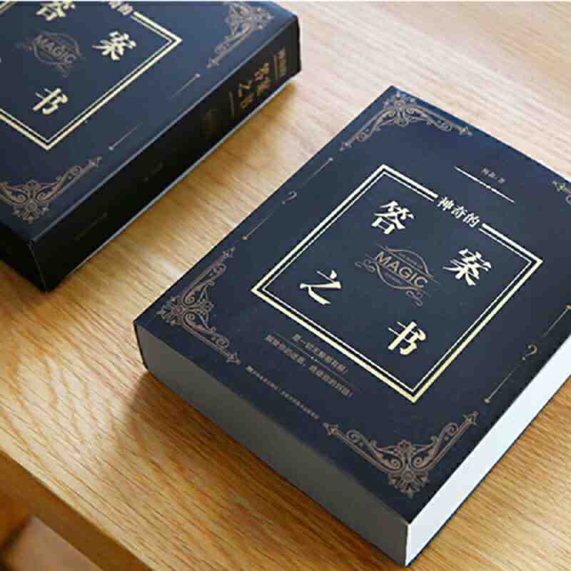O Livro da Magia Respostas Minha Vida, Bênção de Férias, Chinês e Inglês, Presente Meninos e Meninas