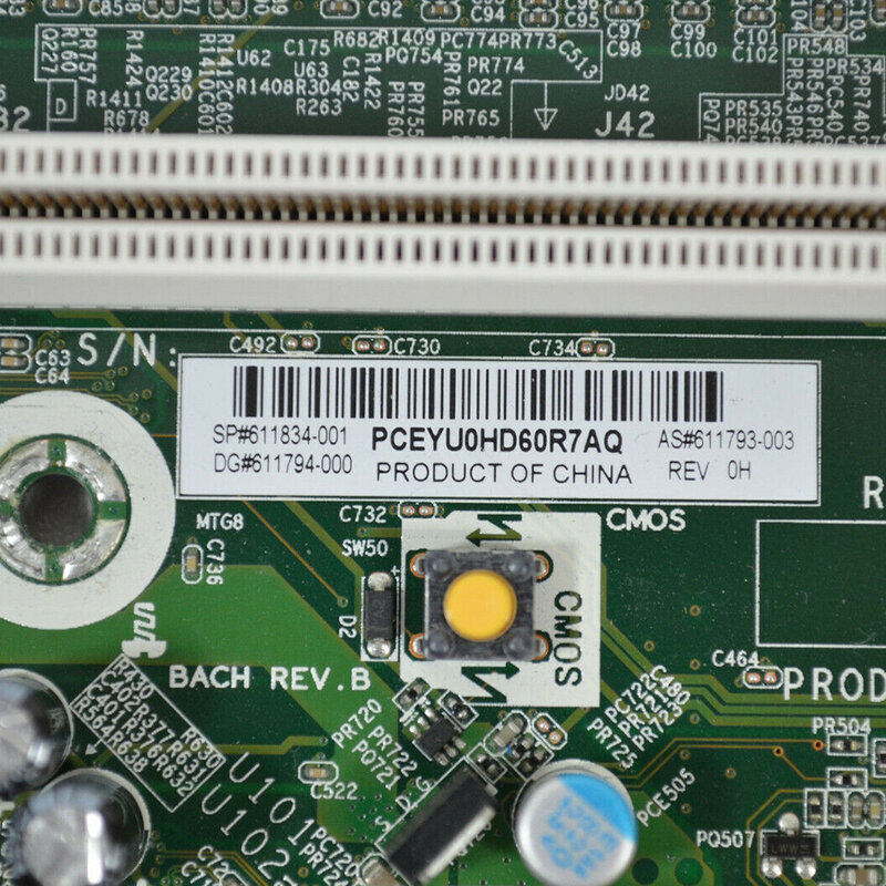 HP 8200デスクトップPC用マザーボード,完全にテスト済み,8280ライト611834-001 611793-002 611793-003