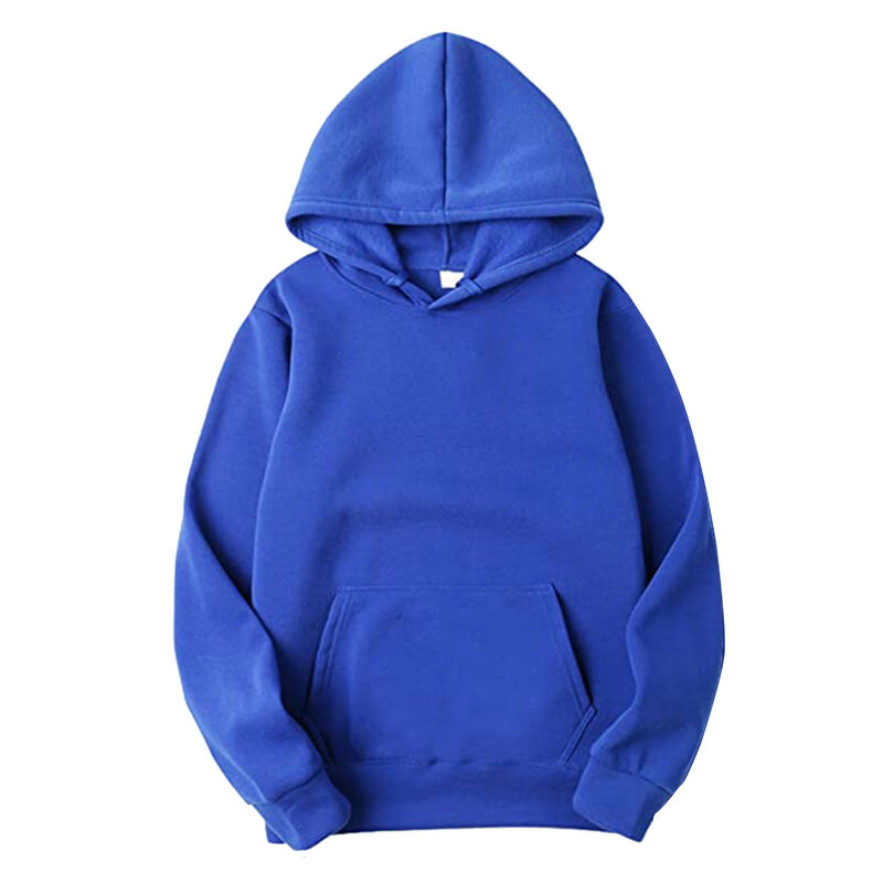 Men And Women Blouse Shirt Autumn And Winter Leisure Hooded Sweater Solid Color Sweater Soft Top Blouses Sweatshirts Men Casual