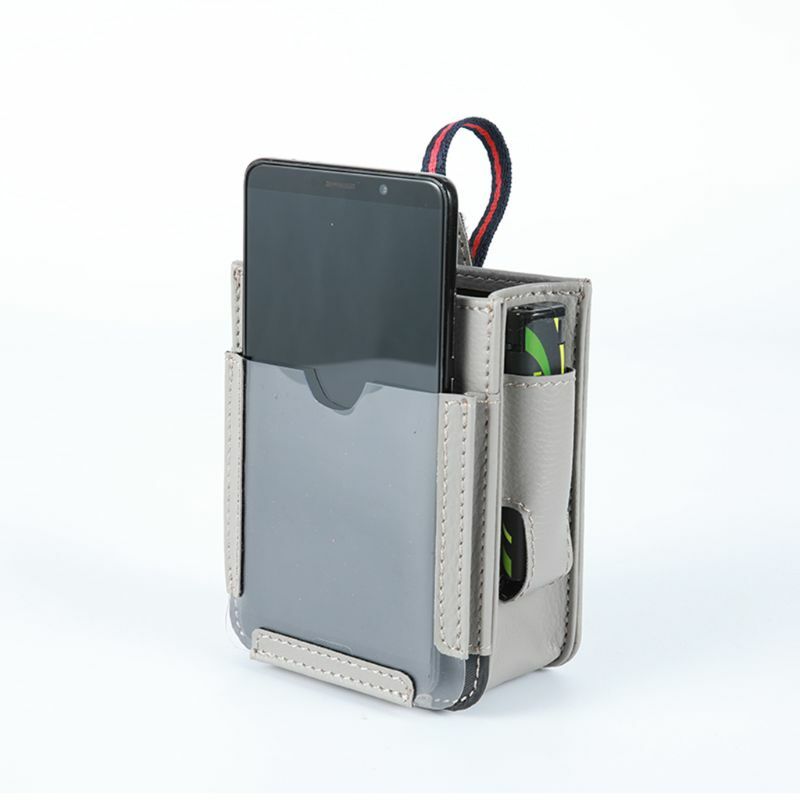 Caixa armazenamento do telefone móvel multifuncional saco carro saco ventilação ar do carro smartphone pequeno saco