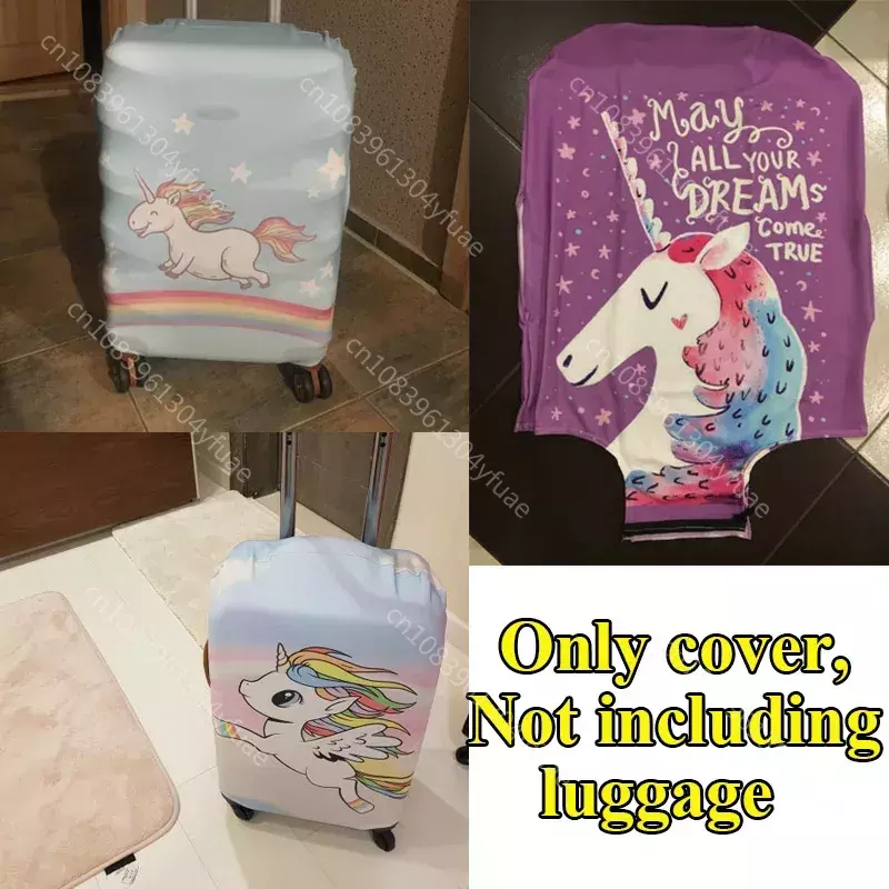 Customize Your Image On Suitcase Cover Women Travel Luggage Suitcase Protector for Boys Girls Animal Durable Protective Cover