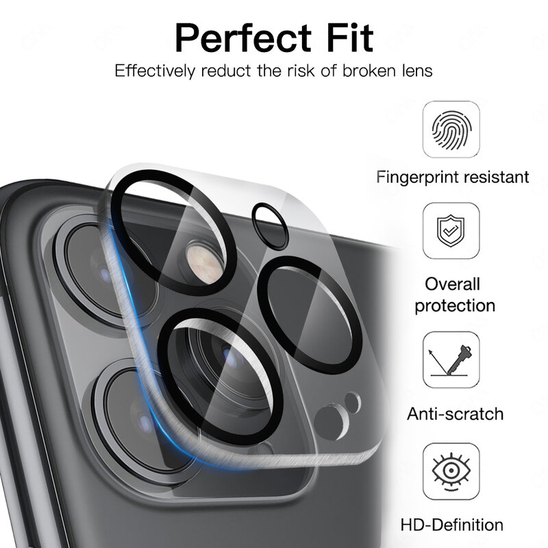 Vidrio templado para iPhone 15 Plus Pro Max, Protector de cámara trasera, antiarañazos, ultrafino, lente trasera, películas de vidrio para iPhone 15