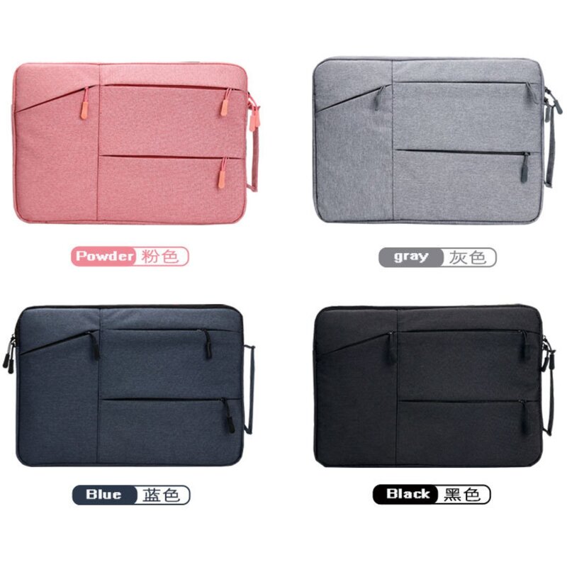 Bolsa para computador portátil caso 13 14 15 capa funda luva portátil para macbook ar pro 12 13.3 14.1 15.6 Polegada redmi mac livro m1 portátil