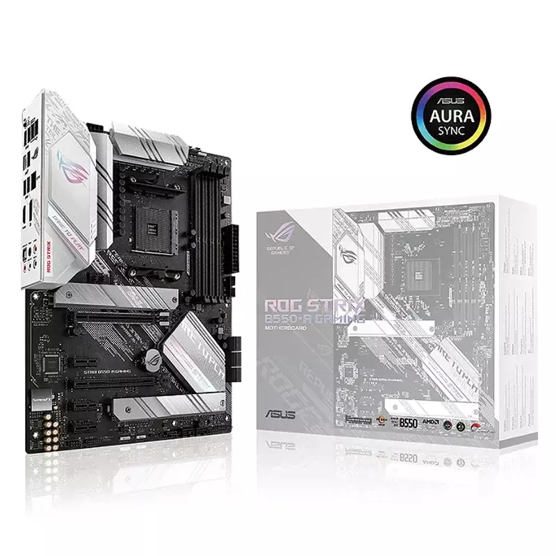 Oryginalny płyta główna do gier do gier B550-A ROG STRIX z łącznością PCIe 4.0, for3rd Gen AMD Ryzen CPUs,Dual M.2,2.5Gb Ethernet