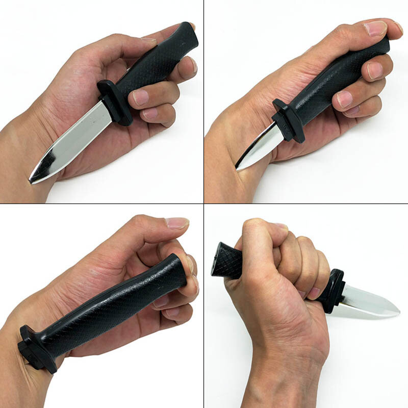 Пластиковый выдвижной нож для Хэллоуина, искусственный кинжал