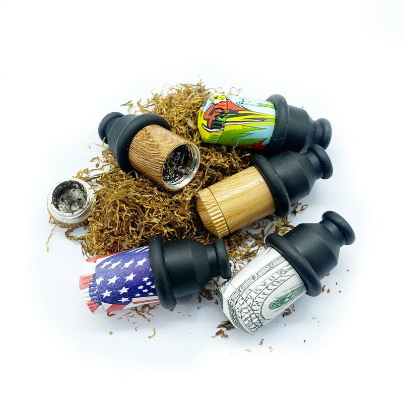Pipe à tabac colorée en forme de sucette, accessoires pour herbe, outil pour fumer, 1 pièce