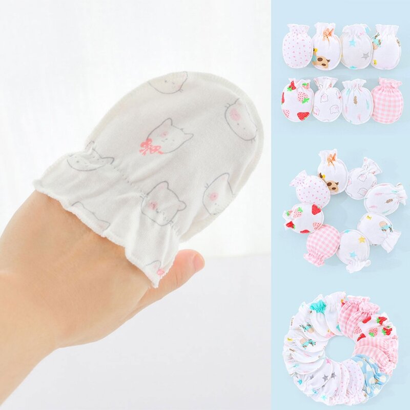 Voor 0-5 maanden Baby Jongens en Meisjes Wanten Handschoenen Katoen Baby Peuter