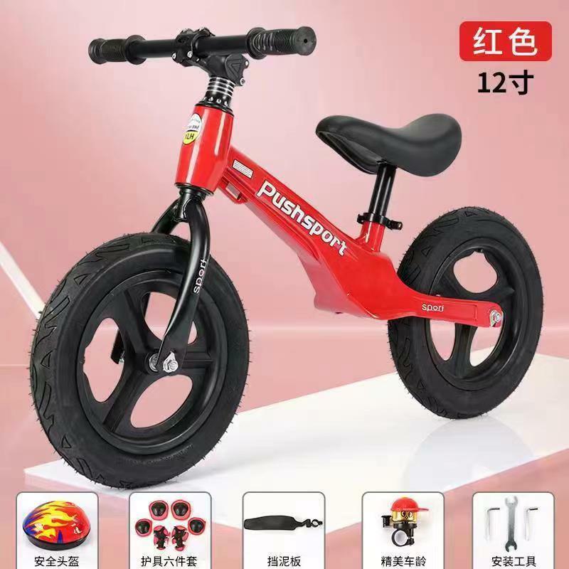 Liga de magnésio equilíbrio das crianças carro pedal menos scooter montanha-russa pneu pneumático roda-russa das crianças