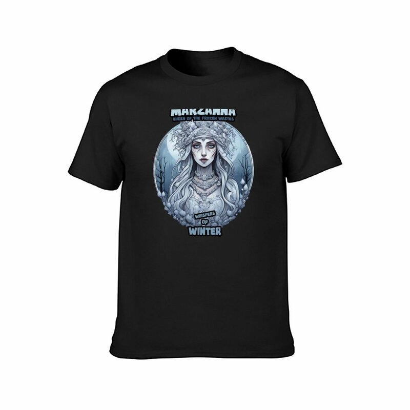Мужская футболка Marzanna, футболка большого размера с изображением королевы замороженных отходов, Повседневная стильная футболка с аниме для мальчиков