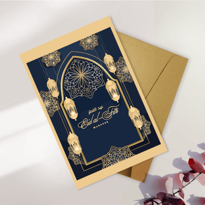 1 шт. забавные креативные поздравительные открытки Eid-мусульманские подарочные открытки-Eid арабские праздничные подарки.