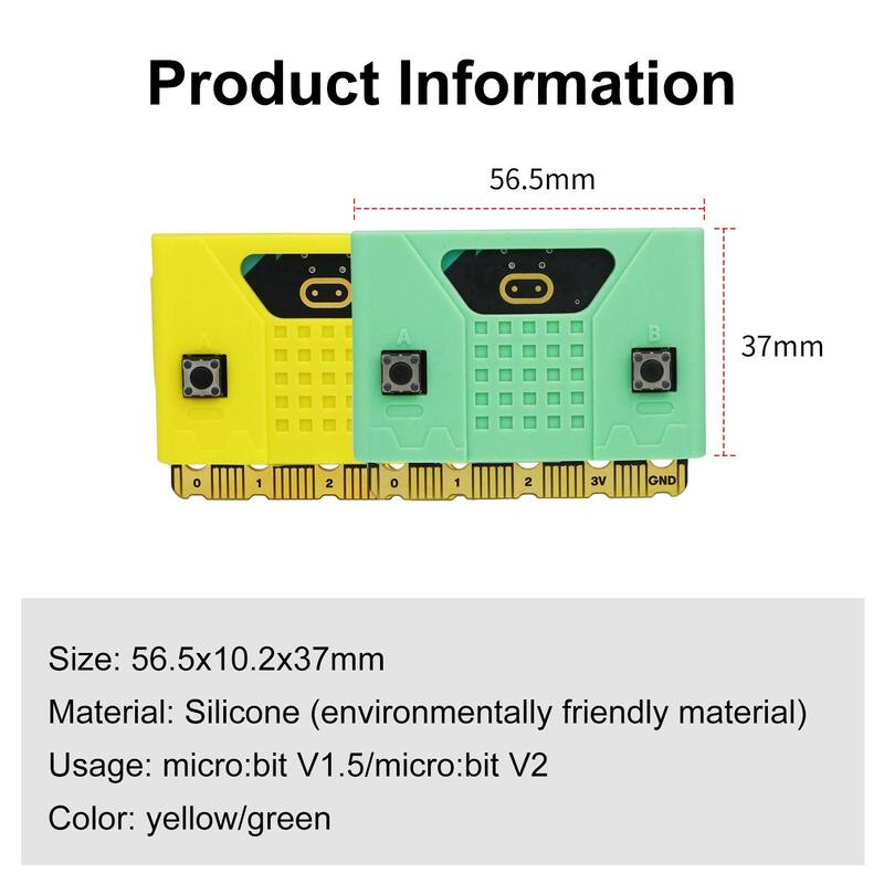 Yahboom nowa obudowa silikonowa kompatybilna płyta Microbit V1.5/V2 nie zawiera Microbit:Bit do programu szkolnego dla studentów