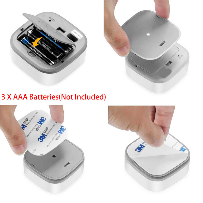 Tuya Smart Zigbee PIR Sensore di movimento Rilevatore Sensore a infrarossi Alimentato a batteria o USB per funzionare con l'APP Smart Life