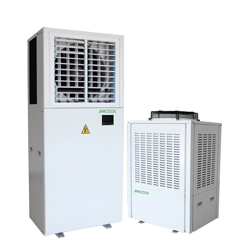 JHCOOL-cubierta de aire acondicionado para ahorro de energía, climatizador Industrial evaporativo de pie, 200 metros cuadrados, con almohadilla de refrigeración