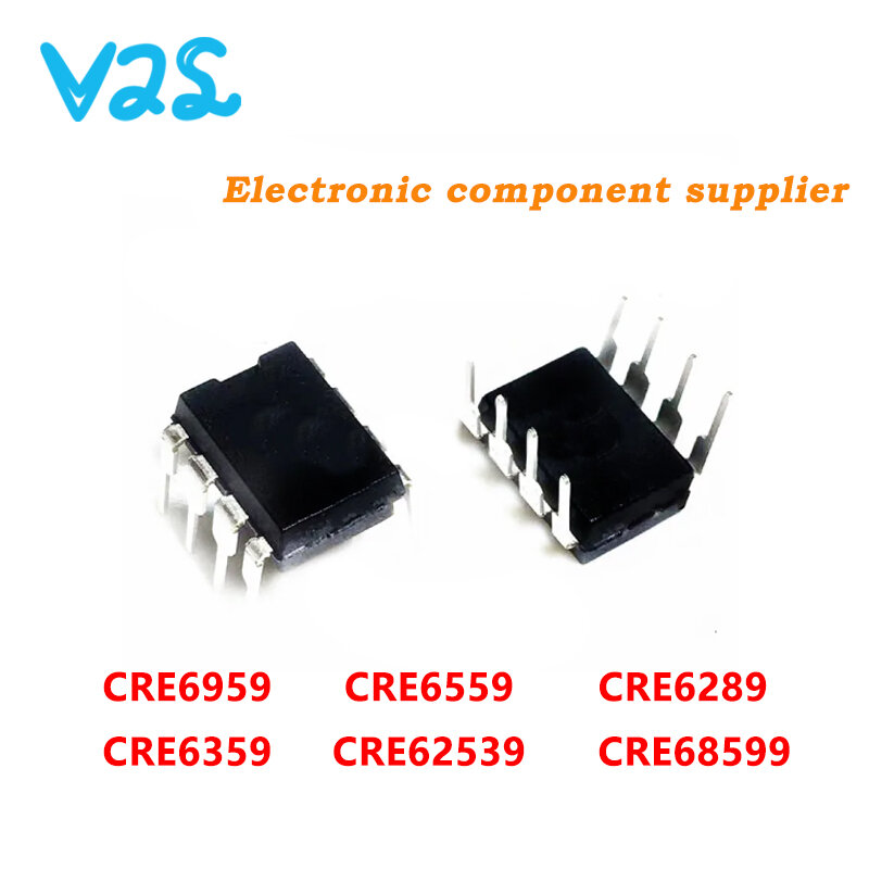 CRE6959 CRE6559 CRE6289 CRE6359 CRE62539 CRE68599 DIP-8 Chipset, 5 piezas, 100% nuevo
