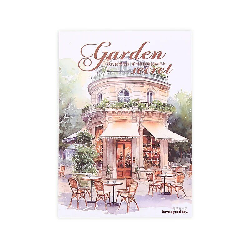 4 confezioni/lotto Secret Garden series pennarelli album fotografico decorazione PET sticker