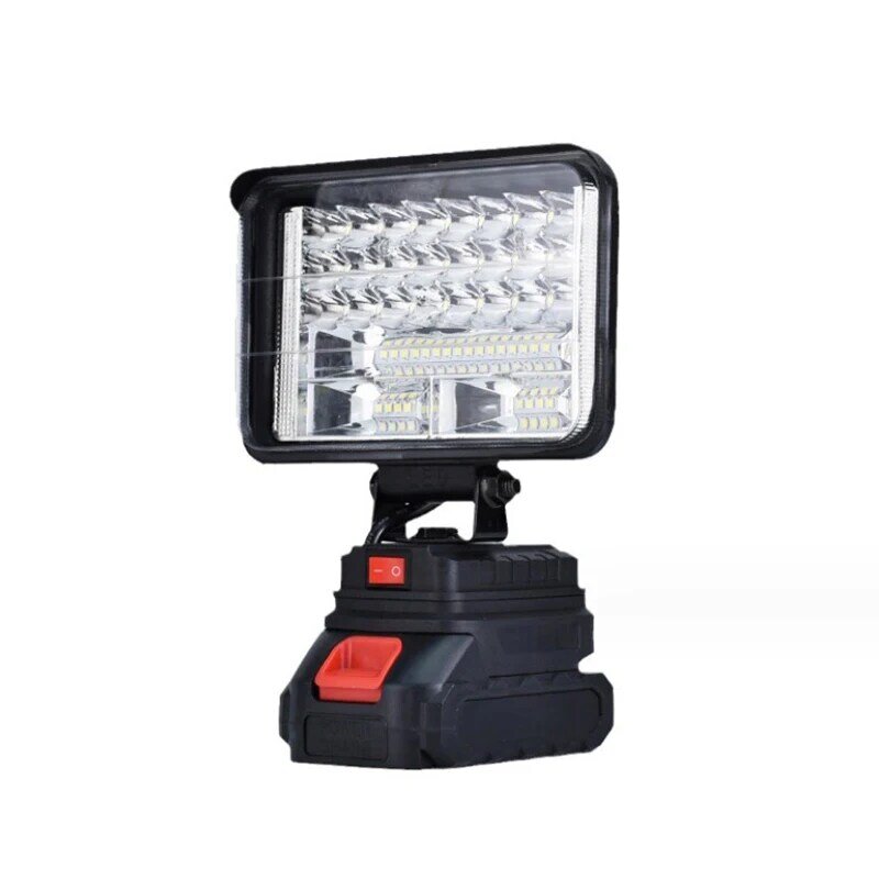 Lampe de poche d'urgence portable, lampe de camping, lampe d'inondation, Dewalt 18V, batterie Eddie ion, lampe de travail LED, 3/4"