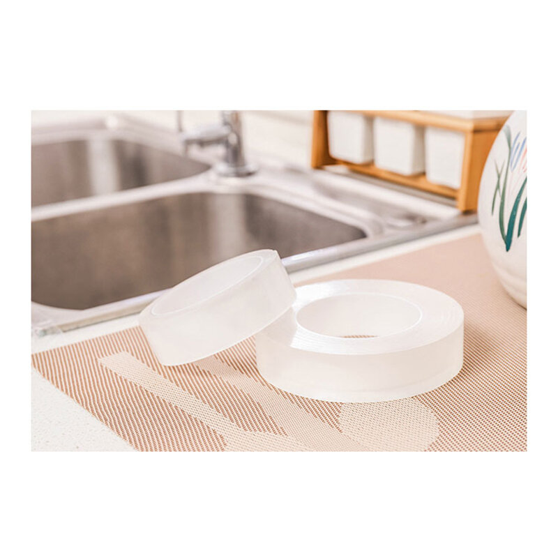 Водонепроницаемая клейкая лента для ванной, кухни, душа, уплотнительная лента для раковины, ванны, самоклеящаяся водонепроницаемая клейкая нано-лента