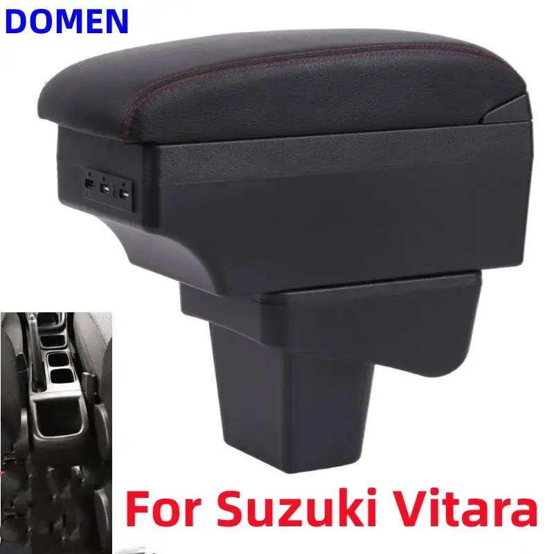 Für Suzuki Vitara Armlehne Nachrüst teile dedizierte Auto Armlehne Mitte Aufbewahrung sbox Autozubehör Interieur USB einfach zu installieren