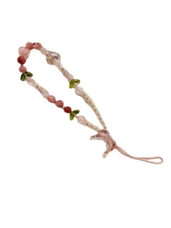 Instagram Sommer neue Perle hängenden Riemen geeignet für alle Handy hüllen vielseitige Mädchen Herz tragbare hängende Riemen frisch