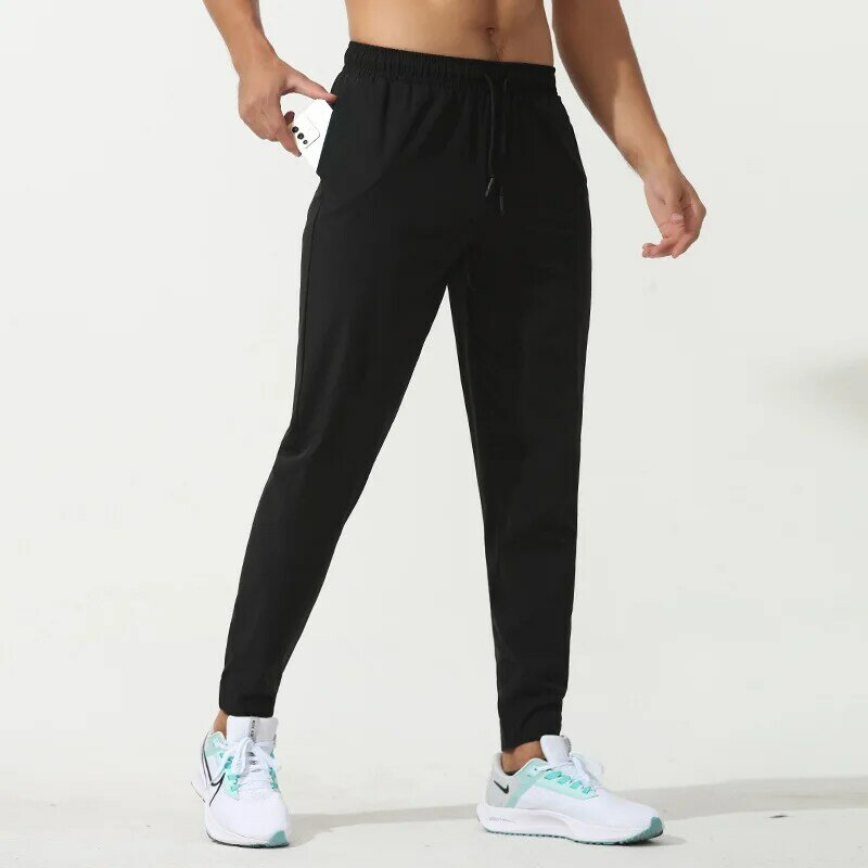 2024 pantaloni da esterno da uomo Quick Dry Running pantaloni da trekking elastici leggeri Yoga Fitness esercizio pantaloni sportivi da jogging
