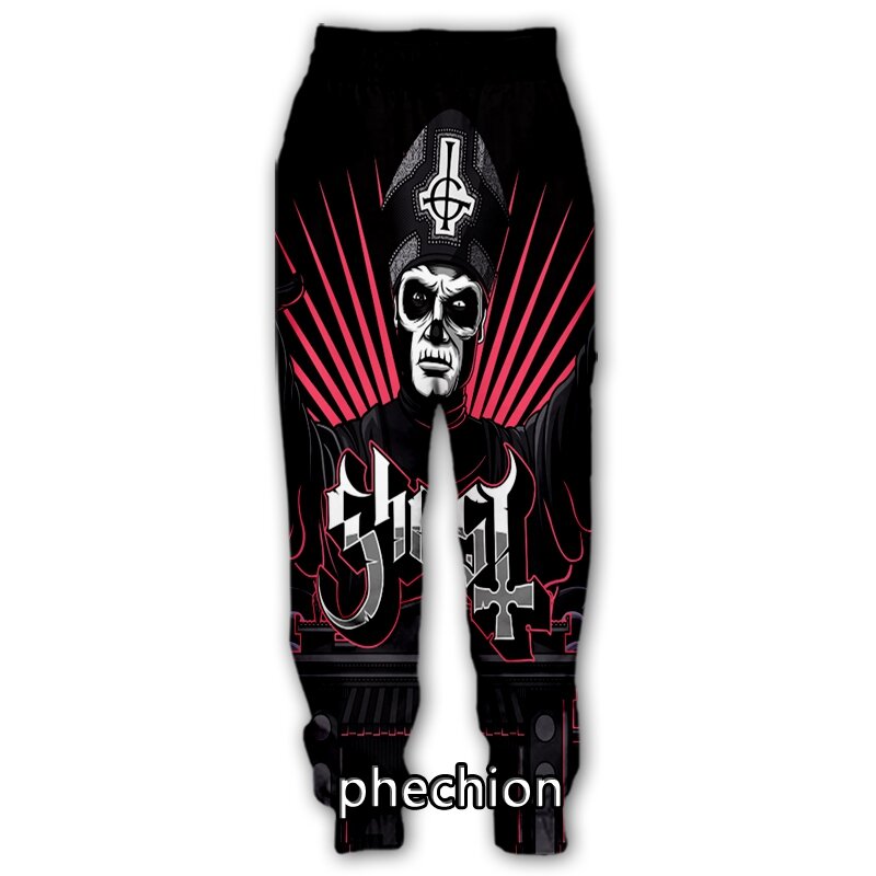 Phechion neue Männer/Frauen Ghost Band 3D-Druck Kleidung Langarm Mode Sweatshirt Hoodies Sport Casual Pants Z108