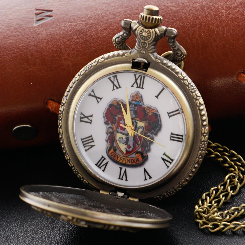 Jam tangan saku Quartz tema Novel film Ip besar ajaib Steampunk antik hadiah Aksesori liontin kalung pria klasik Xh3018