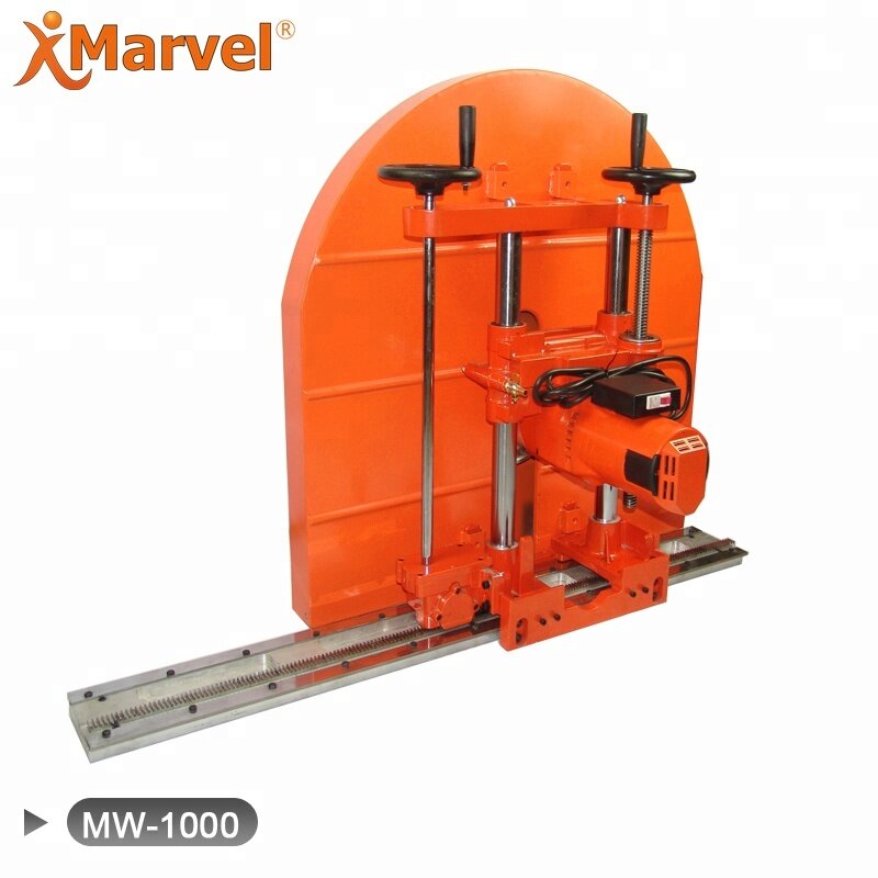 MW-1000 420mm hand-operated single phase wall saw used