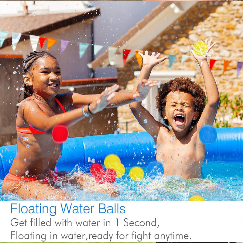Kinder Wasserball wieder verwendbare saugfähige wasch bare Watte bäusche zufällige Farbe